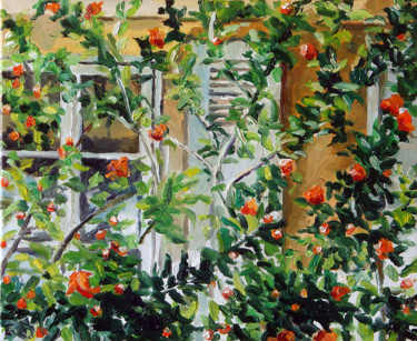 Peinture intitulée "la mini du jeudi" par Pascal Brachet, Œuvre d'art originale, Huile
