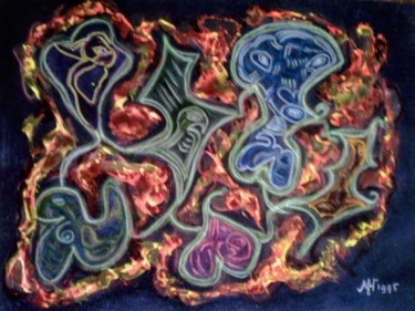 Schilderij getiteld "20190502-104945.jpg" door Marianne Huizinga, Origineel Kunstwerk