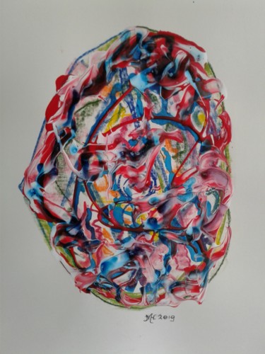 Schilderij getiteld "20190502-105120.jpg" door Marianne Huizinga, Origineel Kunstwerk