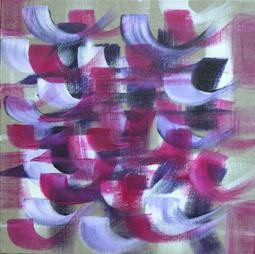 Peinture intitulée "Expression calligra…" par Kaliart, Œuvre d'art originale