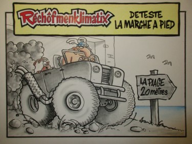 Dessin intitulée "Sans titre" par Philippe Lemarinier, Œuvre d'art originale, Pastel