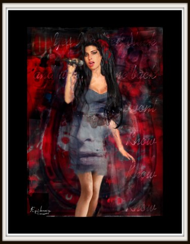 Arts numériques intitulée "Amy" par Epidermic Session, Œuvre d'art originale, Peinture numérique