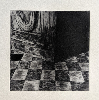 印花与版画 标题为“Prélude” 由Marie-Paule Demarquez, 原创艺术品, 雕刻