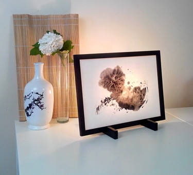 Design titled "Lampe de chevet." by Papiers D'Aurore, Original Artwork, Luminaire