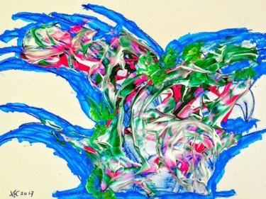 Schilderij getiteld "20190421-143757.jpg" door Marianne Huizinga, Origineel Kunstwerk