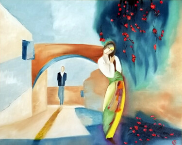 Painting titled "Spring" by Svetlana Bagdasaryan, Original Artwork, Oil