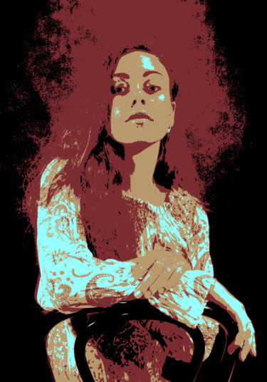 Printmaking titled "Summer" by Nikolaj Sednin (Nicolas Sedninne), Original Artwork, Digital Print