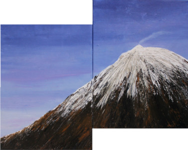 Pintura intitulada "PICO NEVADO - SNOWY…" por Sofia Sant´Ana, Obras de arte originais, Acrílico