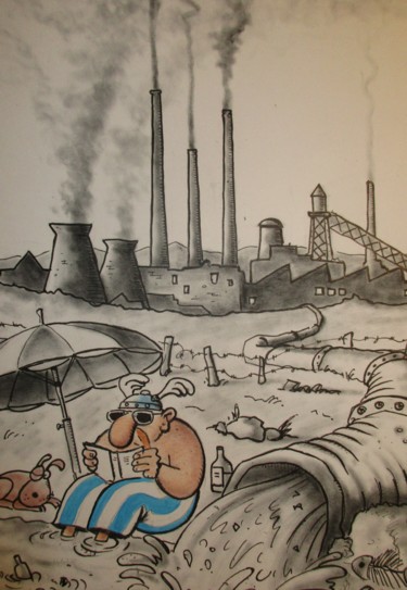 Dessin intitulée "img-1007-2.jpg" par Philippe Lemarinier, Œuvre d'art originale