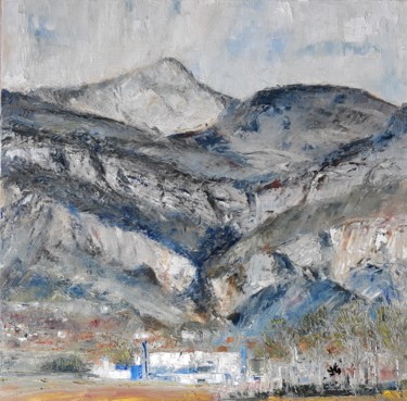 Peinture intitulée "impressions-chartre…" par Fabrice Gerin, Œuvre d'art originale, Huile