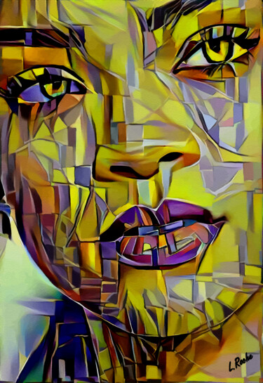 Pop star - Mix-media on panel - 80 x 55 cm