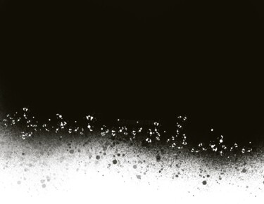 제목이 "Noir et Blanc 1"인 디지털 아트 Karl Blanchet로, 원작, 디지털 페인팅