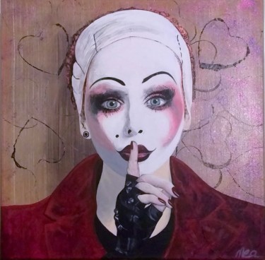 APOKALIPS Peinture intitulée "APOKALIPS" par Nea Borgel, Œuvre d'art originale, Acrylique Monté sur Châssis en bois