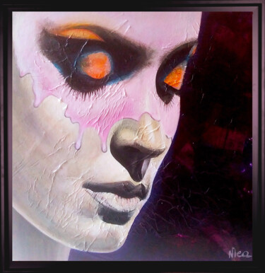 CARMEN Peinture intitulée "CARMEN" par Nea Borgel, Œuvre d'art originale, Acrylique Monté sur Châssis en bois
