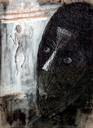 Painting titled "exile" by Anthony R A Barron, Original Artwork
