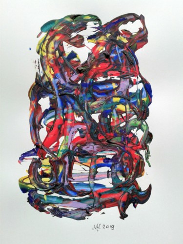 Schilderij getiteld "20190511-135339.jpg" door Marianne Huizinga, Origineel Kunstwerk