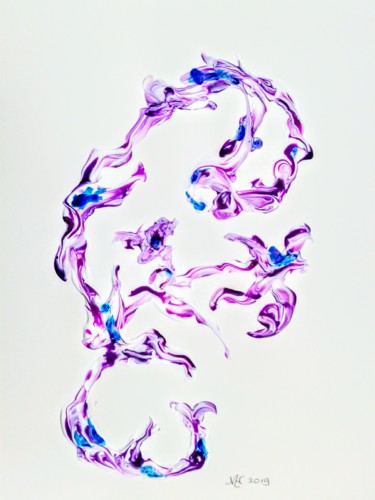Schilderij getiteld "20190512-190140.jpg" door Marianne Huizinga, Origineel Kunstwerk