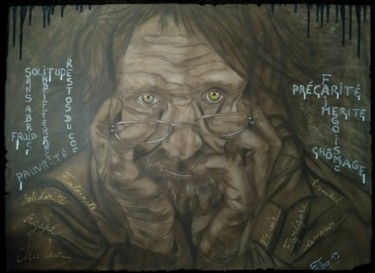 Ζωγραφική με τίτλο "Hopless" από André Marot, Αυθεντικά έργα τέχνης, Ακρυλικό