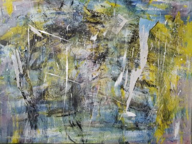 Malerei mit dem Titel "Gewitter" von Jutta Christandl, Original-Kunstwerk, Acryl