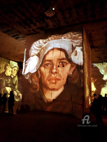 Photographie intitulée "Hommage à Vincent V…" par Grafi, Œuvre d'art originale
