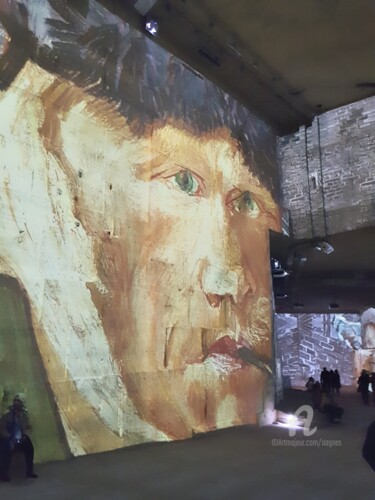 Photographie intitulée "Hommage à Vincent V…" par Grafi, Œuvre d'art originale