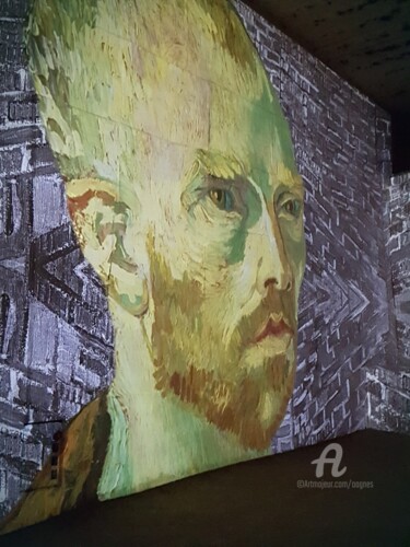 Photographie intitulée "Hommage à Vincent V…" par Grafi, Œuvre d'art originale