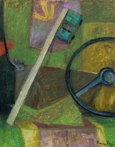 Malarstwo zatytułowany „Still Life with a S…” autorstwa Pamela Rys, Oryginalna praca, Olej