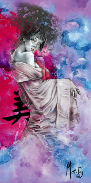 Arts numériques intitulée "Luxuria" par Marc Tremblay, Œuvre d'art originale, Peinture numérique