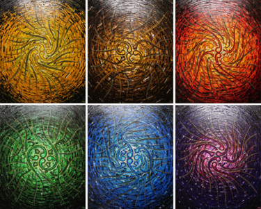 Painting titled "Sens couleurs." by Jonathan Pradillon, Original Artwork, Acrylic