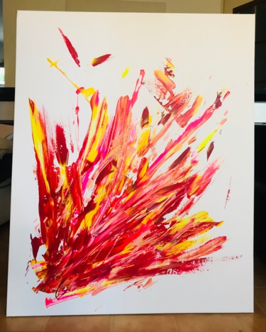 Peinture intitulée "Joie" par Jana Kuzmi, Œuvre d'art originale, Acrylique