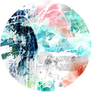 Digital Arts titled "Discover Something…" by Lynne Godina-Orme, Original Artwork, Digital Painting Mounted on Plexiglass