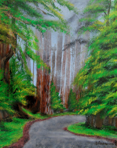 Peinture intitulée "Un matin de printem…" par Claude Blaesius, Œuvre d'art originale, Acrylique