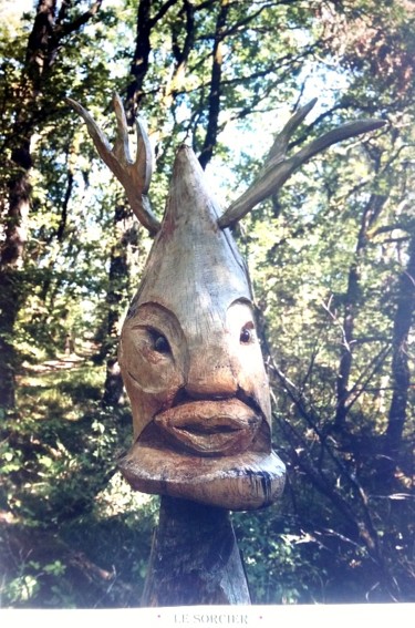 Sculpture intitulée "20190509-180739-001…" par Mysane, Œuvre d'art originale, Bois