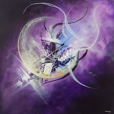 Painting titled "MYSTIC.  (Reproduct…" by Virginie Schwartz, Original Artwork, Acrylic