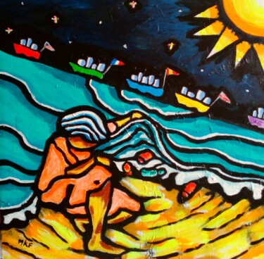Peinture intitulée "Conscience." par Marc Felix, Œuvre d'art originale, Acrylique
