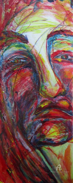 Malerei mit dem Titel "in buntch of emotio…" von Grazyna Hajewski, Original-Kunstwerk, Acryl