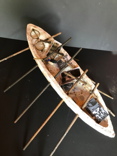Skulptur mit dem Titel "Il domani e la sper…" von Armando D'Andrea, Original-Kunstwerk, Metalle