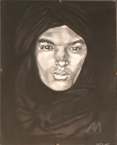 图画 标题为“Portrait d’un Touar…” 由Kate_art, 原创艺术品, 粉彩