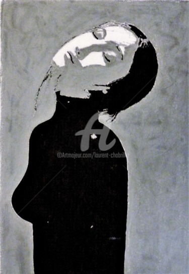 Songe Peinture intitulée "Songe" par Laurent Chabrillat, Œuvre d'art originale, Encre