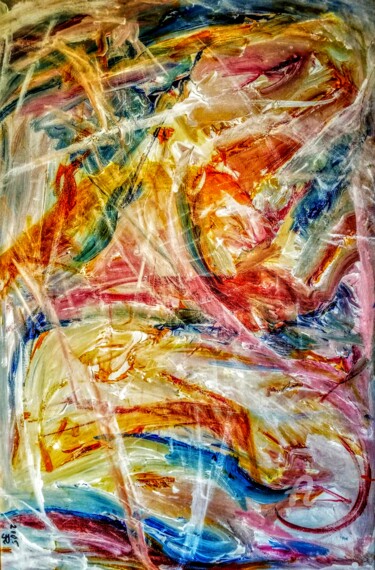 Painting titled "Woman IX or Katrina" by Andrew Walaszek, Original Artwork, Acrylic Mounted on Wood Stretcher frame