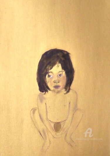 제목이 "Vulnerable"인 미술작품 Michela Curtis로, 원작, 기름
