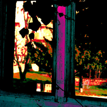 Photographie intitulée "Through the window" par Elise Vincent, Œuvre d'art originale, Photographie numérique Monté sur Alumi…