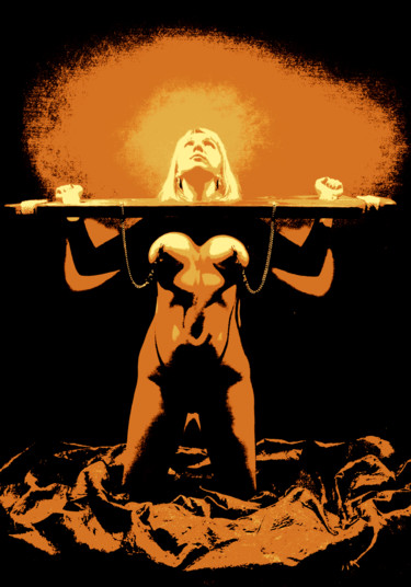 Sacrament Printmaking titled "Sacrament" by Nikolaj Sednin (Nicolas Sedninne), Original Artwork, Digital Print