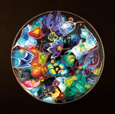 Peinture intitulée "Aléatoire #2" par Anne Brigaud, Œuvre d'art originale