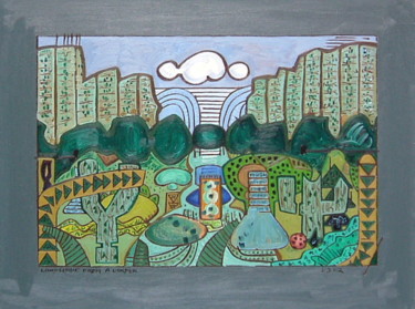 Landscape From A Garden