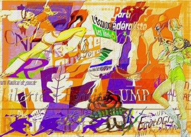 Arts numériques intitulée "LA PISTE AUX ETOILES" par Happy House, Œuvre d'art originale
