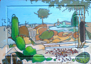 Landscape On A Chopping Board
