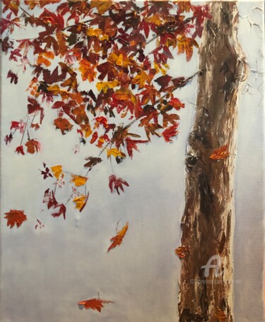 L’arbre de l’automne Painting titled "L’arbre de l’automne" by Kate_art, Original Artwork, Acrylic