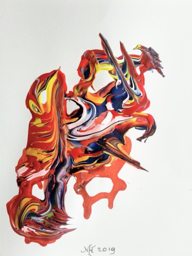 Schilderij getiteld "20190525-141230.jpg" door Marianne Huizinga, Origineel Kunstwerk