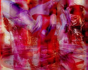 Arts numériques intitulée "BLOOD FIGHTING FANT…" par Happy House, Œuvre d'art originale